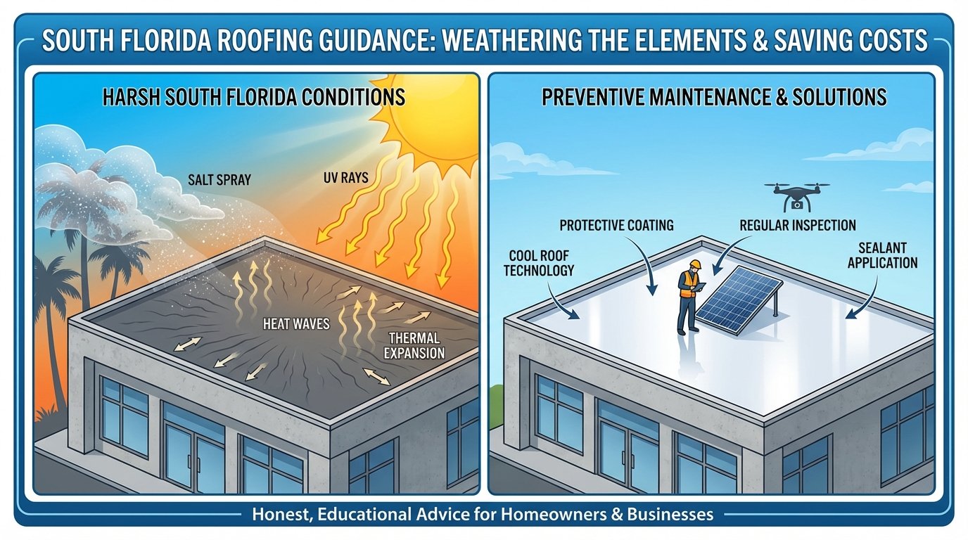 Understanding Your Flat Roof Options in South Florida's Climate