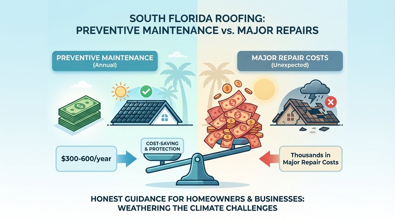 The Real Numbers Behind Preventive Roof Maintenance