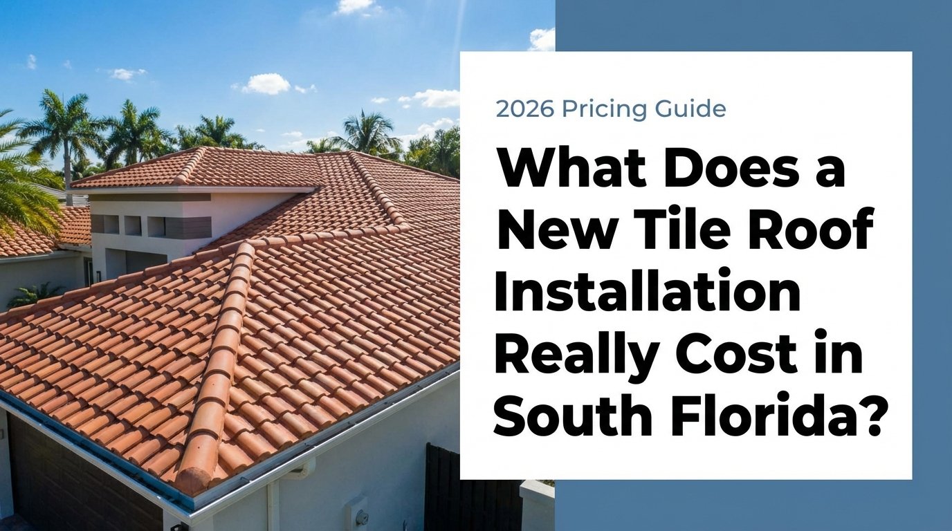 What Does a New Tile Roof Installation Really Cost in South Florida? (2026 Pricing Guide)