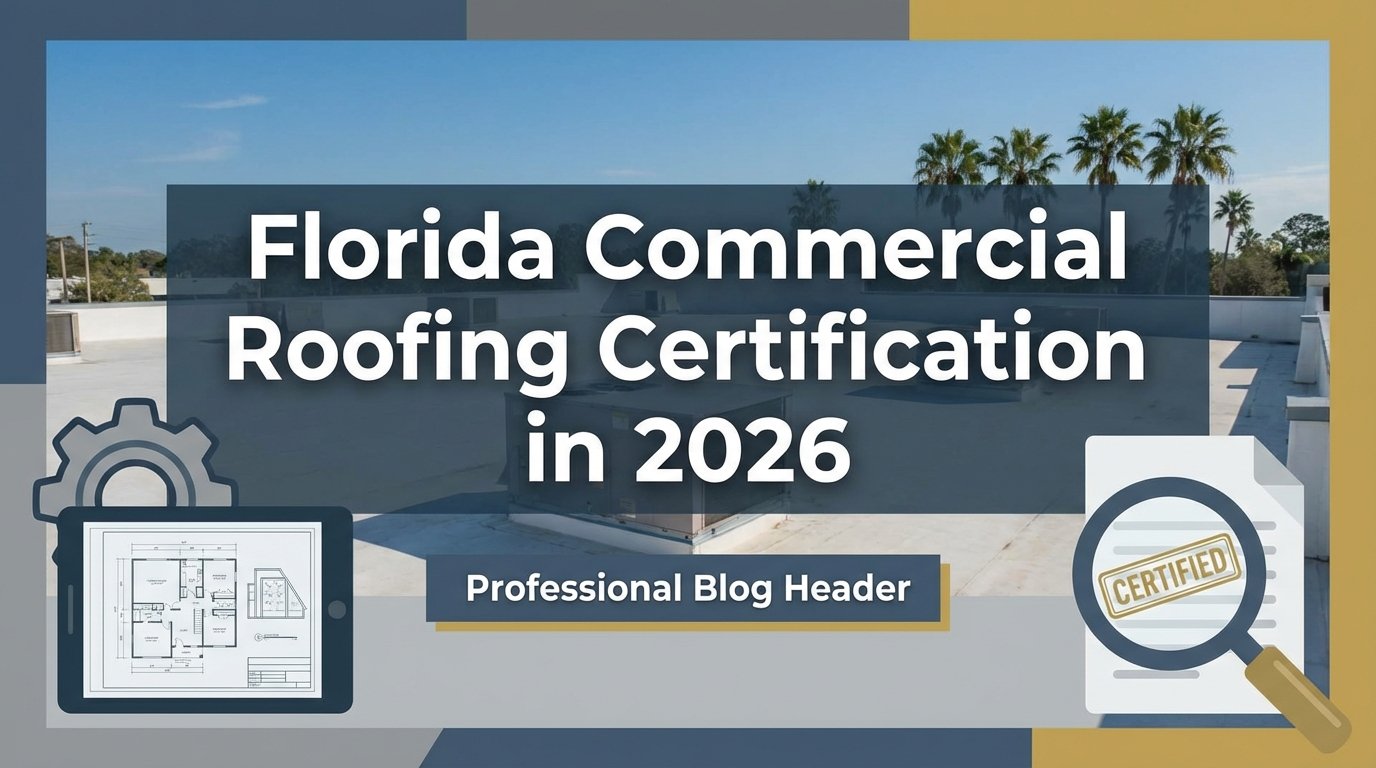 Florida Commercial Roofing Certification in 2026